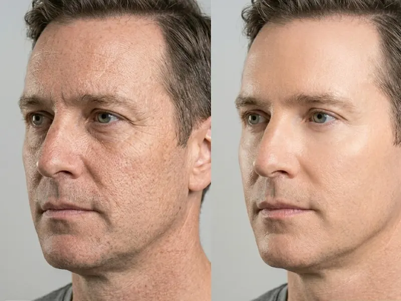 Face skin regeneration
