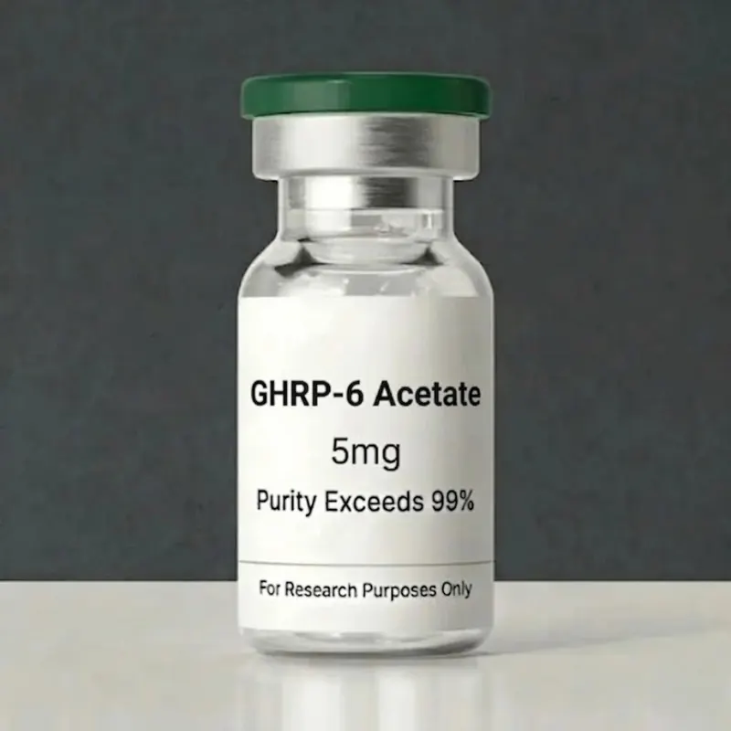 GHRP-6 Acetate (Extreme Appetite & GH) | 5mg – 10mg | >99% Purity