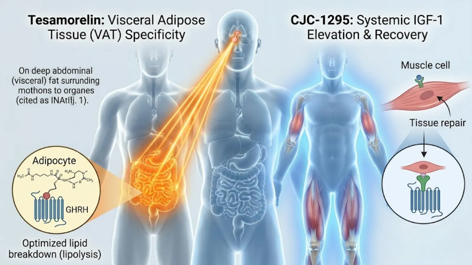 Physiological Targeting Map for GHRH Peptides