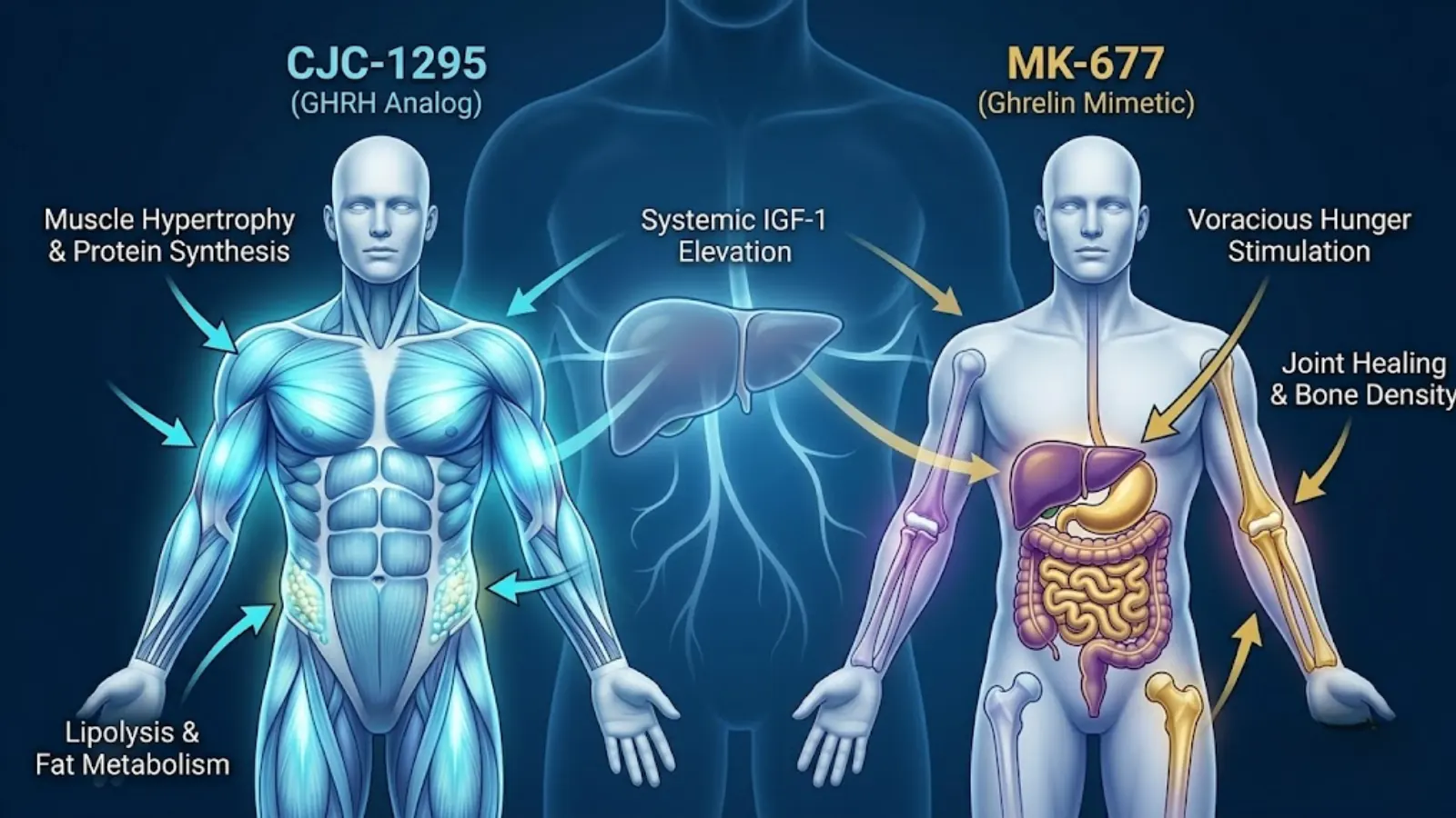 Physiological Targeting Map for CJC-1295 and MK-677