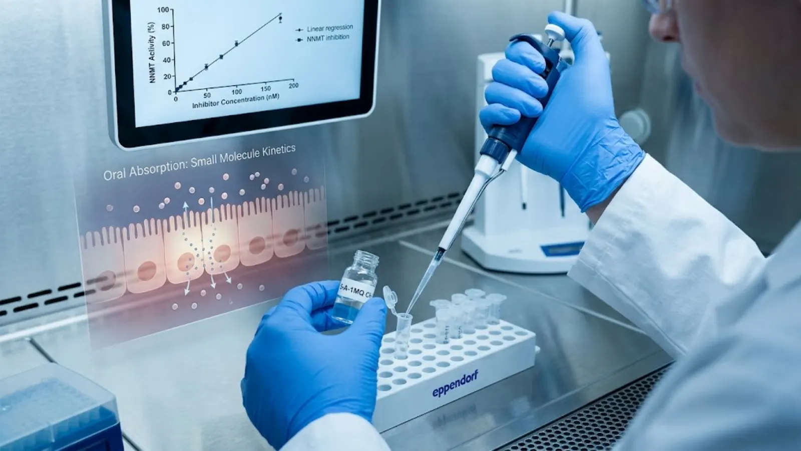 Laboratory Research and Clinical Graph for 5-Amino-1MQ