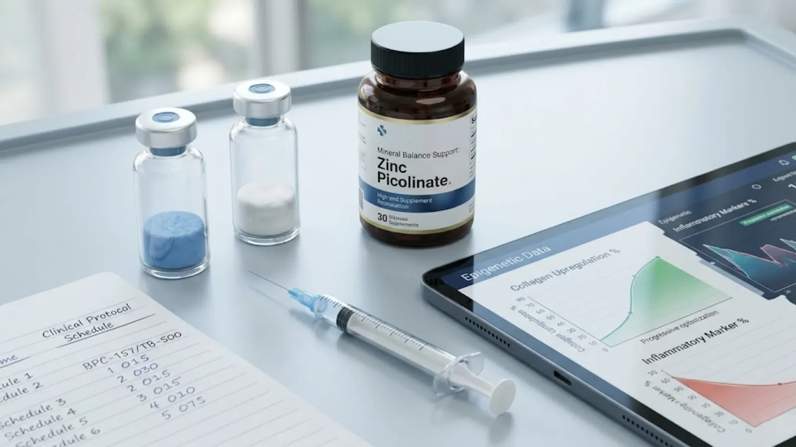 Advanced Biohacking Flat Lay