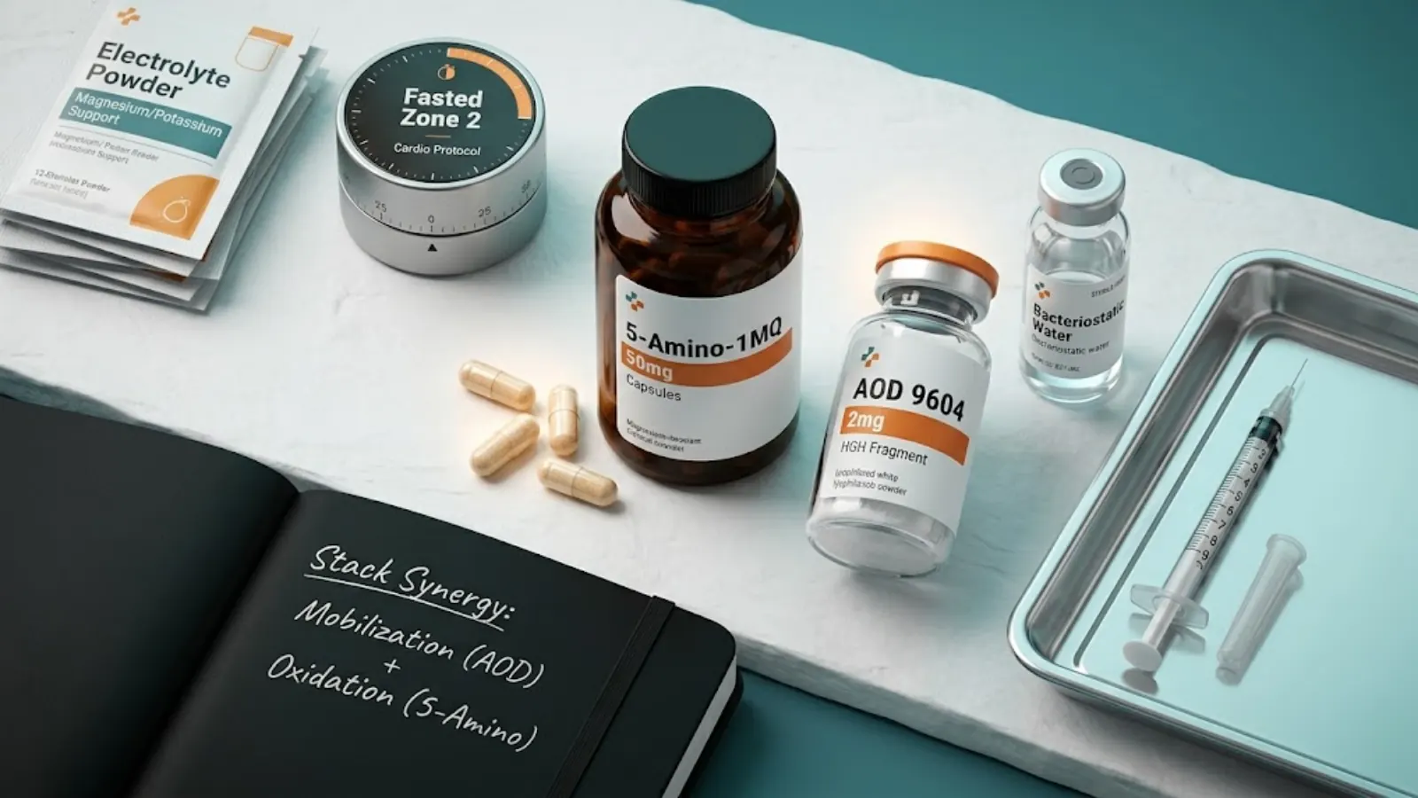 Biohacking Protocol Flat Lay